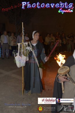 Procesion de las antorchas en Manzanares 2016